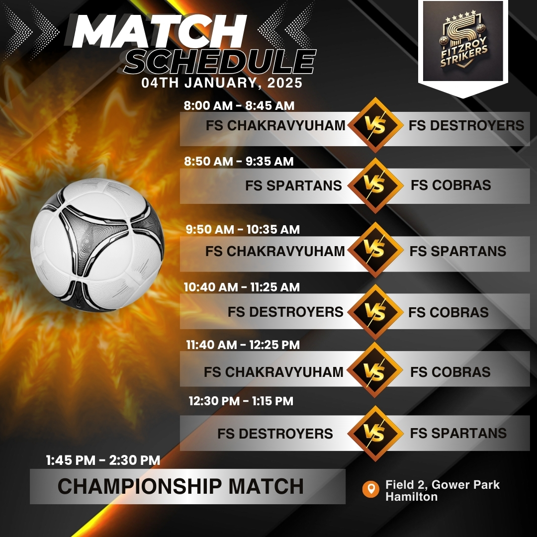 Match Schedule & Fixtures